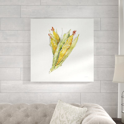 Veggie Market III Corn by Anne Tavoletti - Painting on Canvas