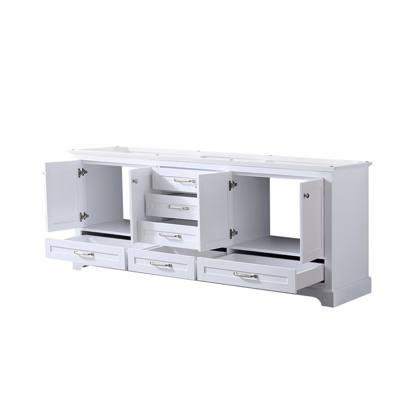 Double Bath Vanity 80 In. W X 22 In. D, White