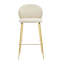 Tabouret de bar d'intérieur rembourré Kira
