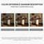 47.24"Retro Flip-top Vanity Table with Stool