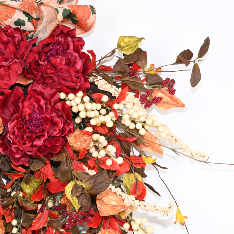 Faux feston d'automne, Rouge