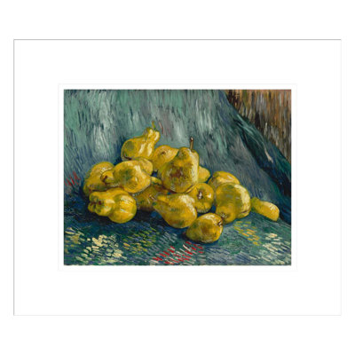 «Still Life with Quinces» par Vincent van Gogh, impression giclée encadrée