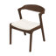 Chaise de salle à manger en velours Dakota (ensemble de 2)-1107969678-1107969675