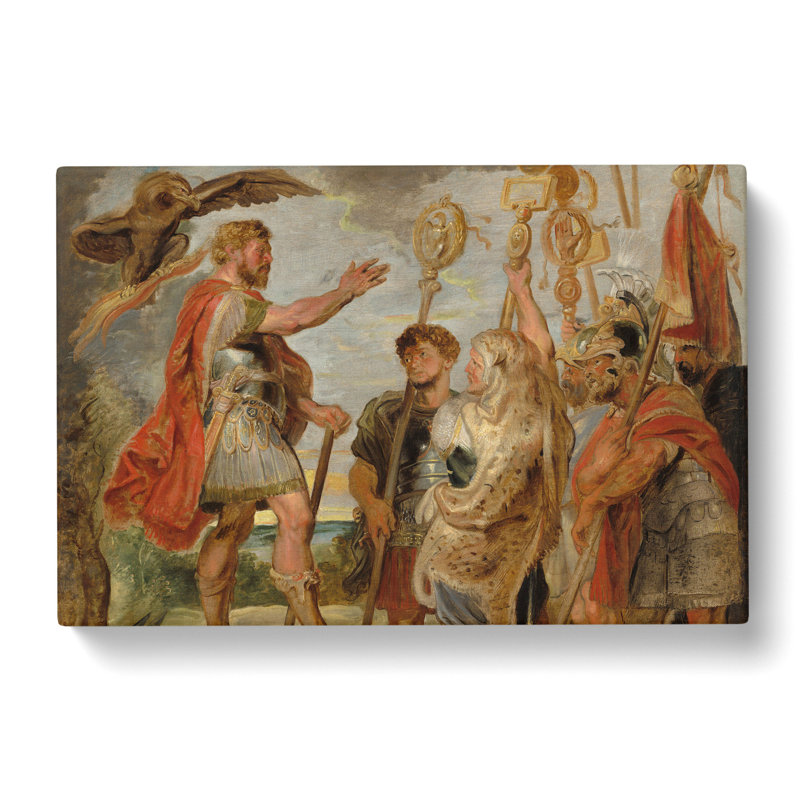 Decius Mus Addressing the Legions by Peter Paul Rubens - Wrapped Canvas, 40cm H x 60cm W x 3cm D