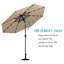Parasol 9 pi avec lumières DEL-2122560508