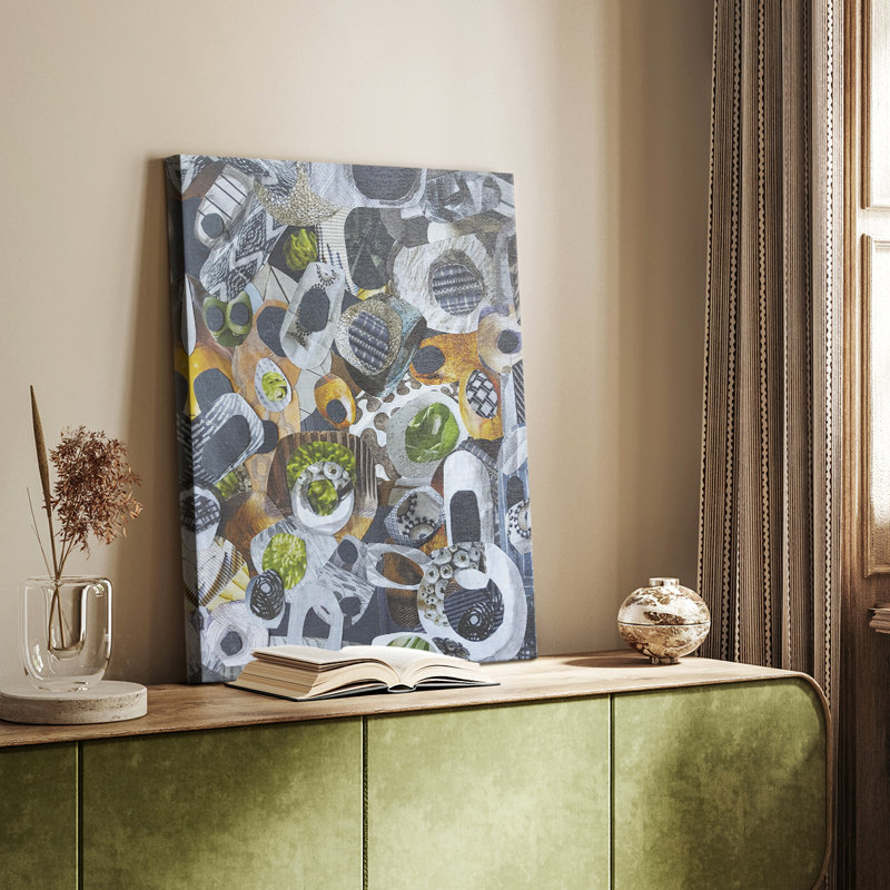 Big sur pierres et varech - galerie Cavas sur mesure, H 60 po x l 40 po