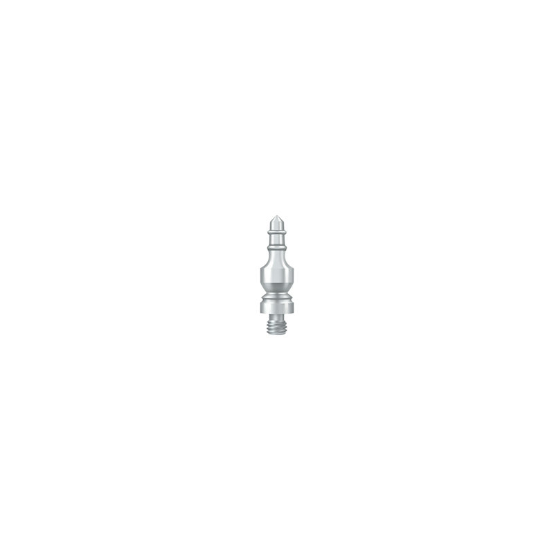 Deltana CHUT15 Urn Tip in Brushed Nickel, Polished Chrome