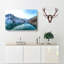 El Yeso Dam Reservoir In Chile Painting - Wrapped Canvas-56655212