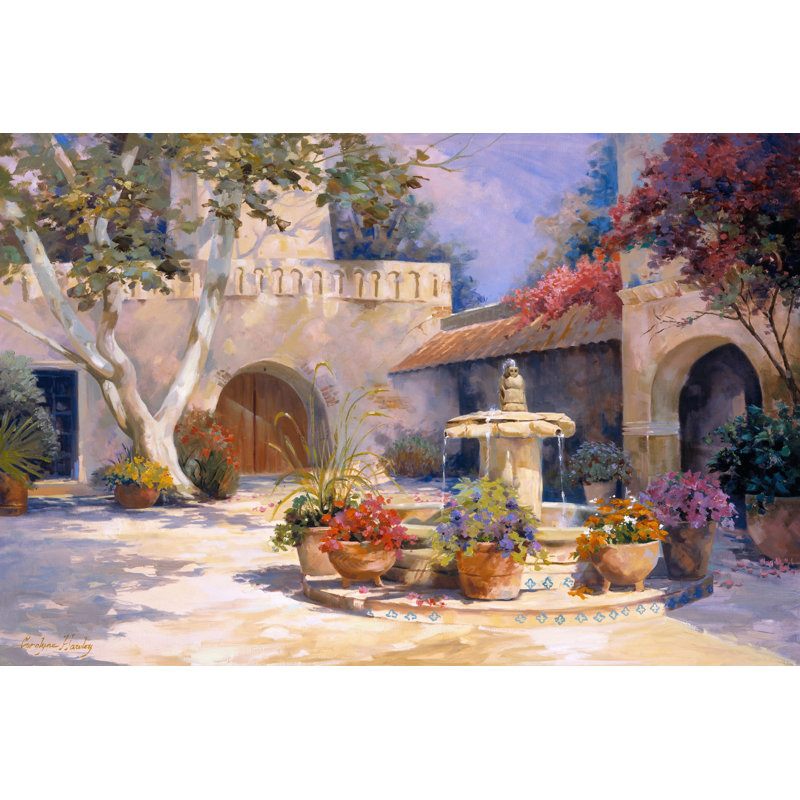 La Fuente by Carolyne Hawley - Wrapped Canvas Art Prints, 30cm H x 46cm W