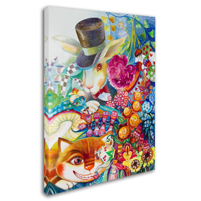 Alice In Wonderland by Oxana Ziaka - Print on Canvas