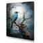 «Blue Bird Murmurs In Moonlight II», art mural oiseau-823102385-823102384