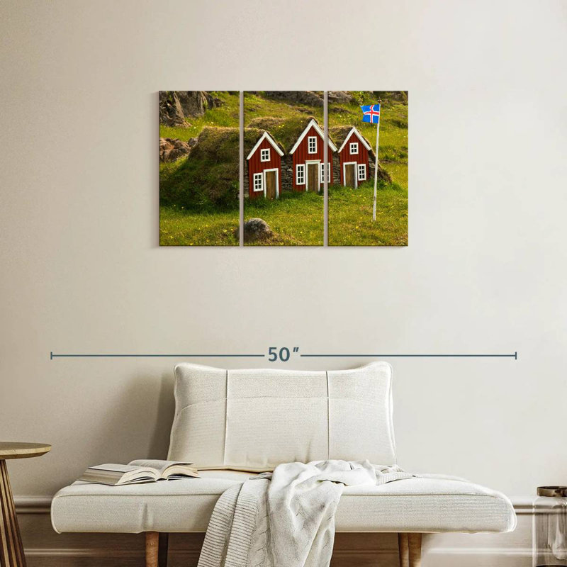 Petites cabanes Islandaises, H 20 po x l 33 po