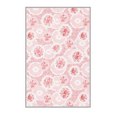 Stylish Hall Carpet, 2.6 x 6.6 Feet, 100% Polyester, 0.3 in Pile Height | Antibacterial, Non-Slip PVC Felt Dot Underside | 3D Digital Print, Machine Washable, Ideal for Entryway & Living Spaces
