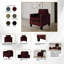 Fauteuil en velours 31,72 po Shadybrook-46707004