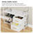 Hall Tree, Coat Rack with 17 Hooks & 2 Drawers, 6 in 1 Design Entryway Bench, Shoe Rack Hanging Rod