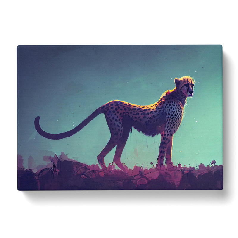 Cheetah - Wrapped Canvas, 35cm H x 50cm W x 3cm D