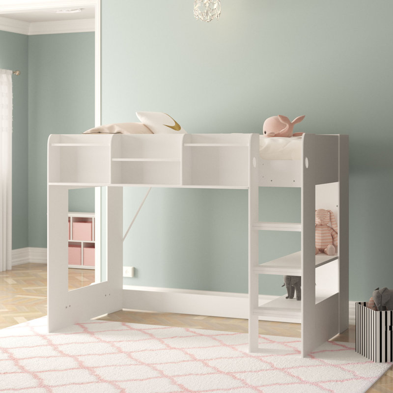 Wizard Single (3') Loft Bed with Storage Included