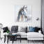 Mordern Horse Ar - reproduction d'art sur toile tendue-1721451637