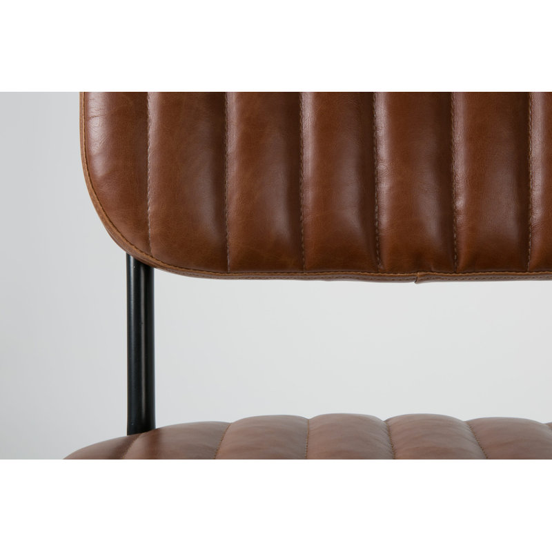 Upholstered Dining Chair, Brown