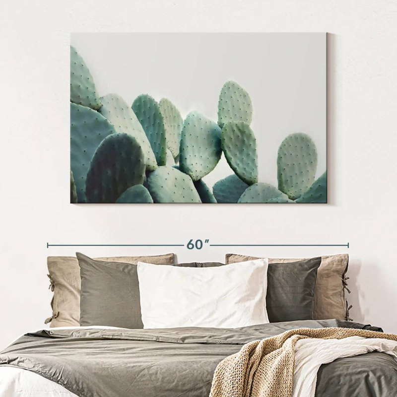 Cactus Harnek vert pastel, H 34 po x l 51 po