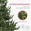 Arbre de Noël artificiel pré-éclairé, cèdre réaliste clairsemé avec lumières DEL bicolores, vert-988849723