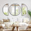 Ensemble de miroirs muraux en métal-102155820-102155821
