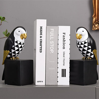 Contemporary Resin Non-Skid Bookends