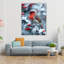 Art mural en verre trempé lavande-2056442866