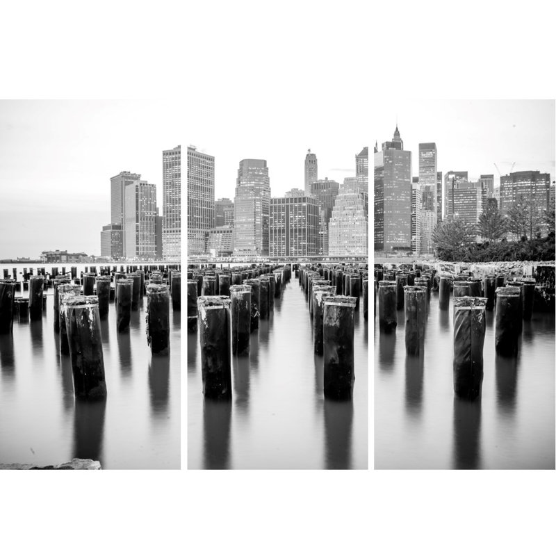 Les Pontons Print, 36" H x 72" W