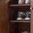 Retro large capacity storage shoe cabinet