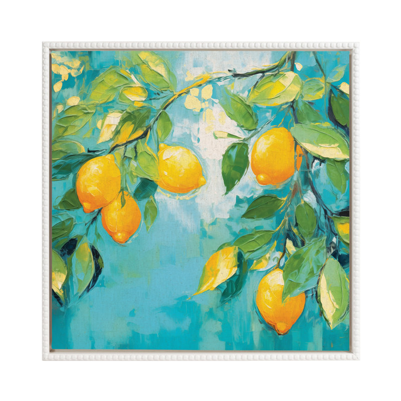 Decorative Fruit Tree Framed Canvas Wall Art