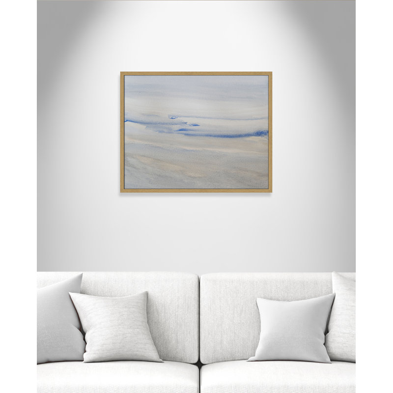 Silent Direction Print by S.H. Khan, 29.5'' W x 23.5'' H, Natural Woodgrain, Framed Print