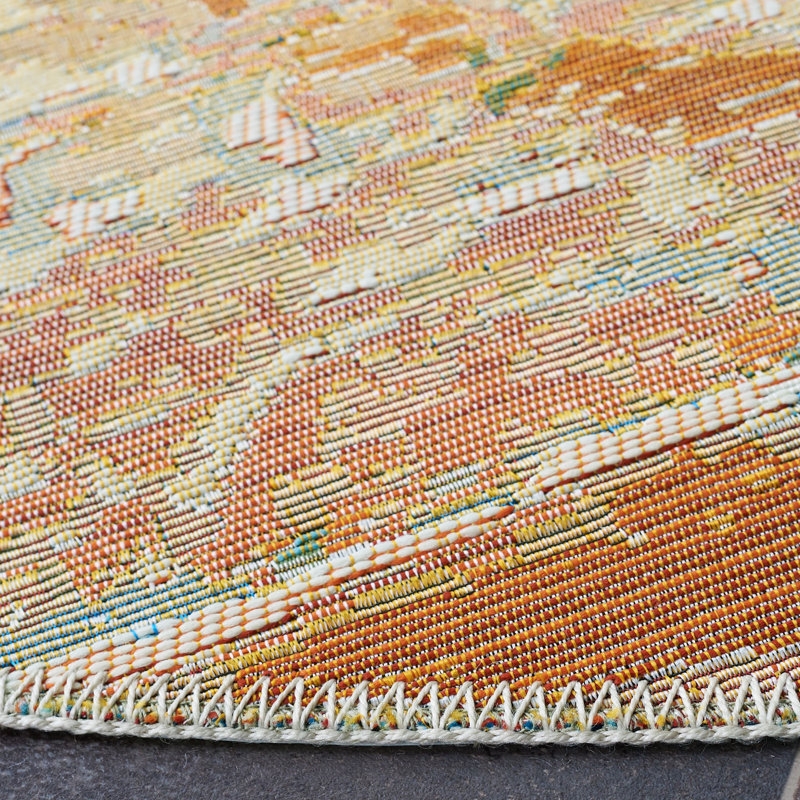 Kennard 500 Performance Southwestern Indoor/Outdoor Area Rug, Rectangle 3'3" X 5'3"