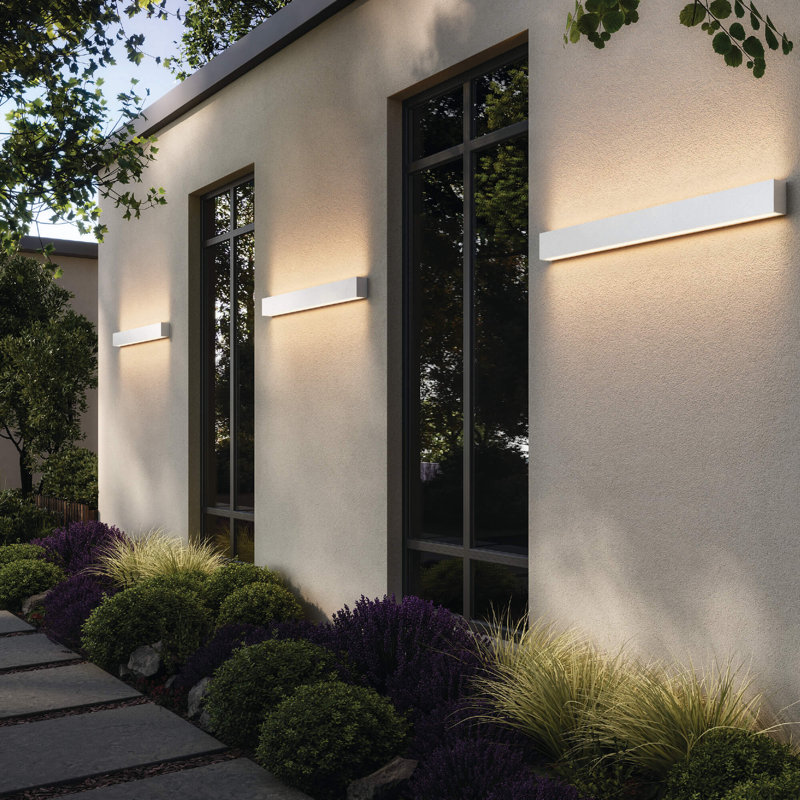 Boulevard 48 Inch Linear Indoor Outdoor Wall Sconce, White