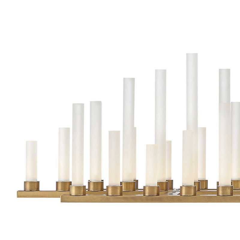 Trinity 50 - Light LED Pendant, Heritage Brass