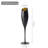 4 Piece Black And Gold Champagne Flutes Glassware