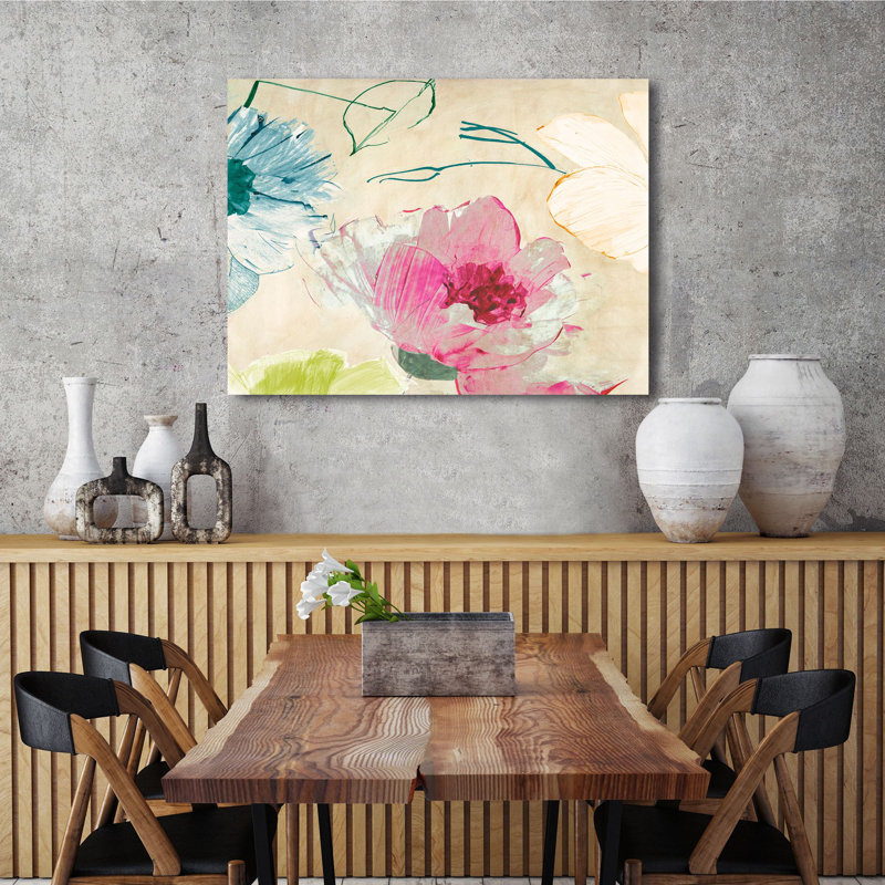 3KP6409 Colourful Composition I by Kelly Parr - Wrapped Canvas Painting, 70cm H x 100cm W x 4cm D