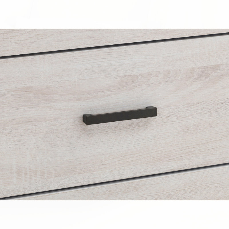 White Eastern King Storage Panel Bed, White, King