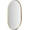 Stainless Steel Oval Wall Mirror