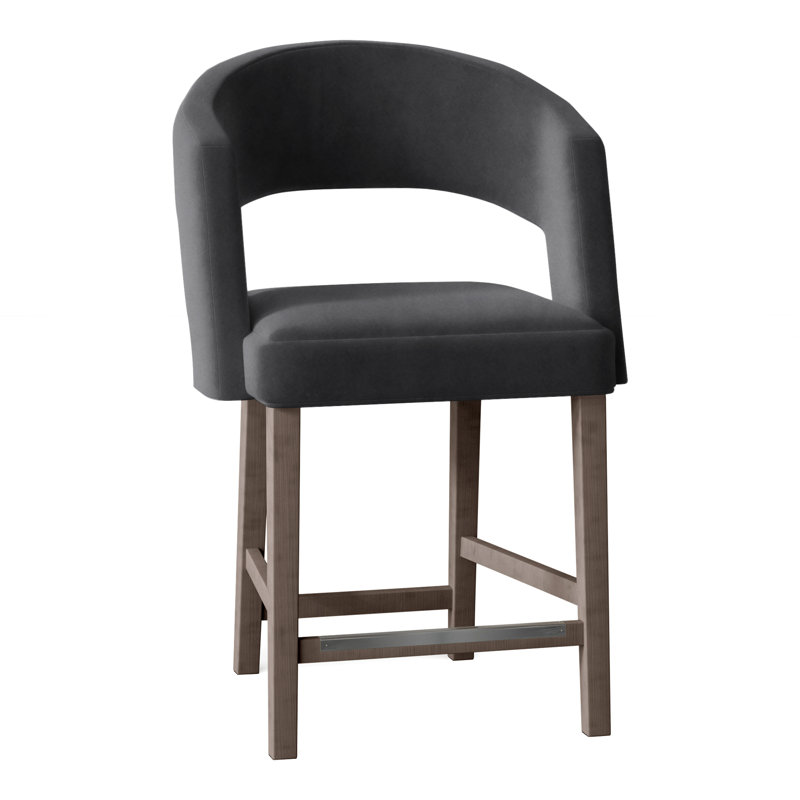 Tabouret de comptoir 26 po Bryant, Minuit 9953, Mica