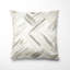 Coussin décoratif rayé pour canapé - Coussin moderne à rayures grises-125944662