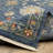 Elleanna Vintage Oriental Blue/ Multi Area Rug-783687231