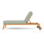 Alpine Outdoor Teak Chaise Lounge-1700104253