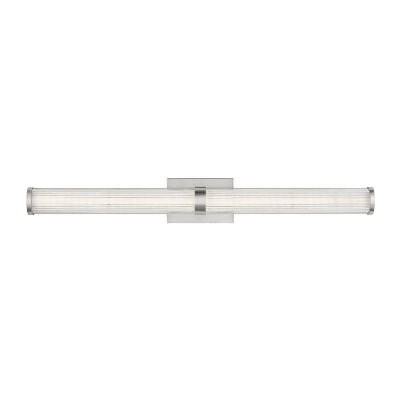 1 - Light LED Vanity Light, Brushed Nickel, 36"H x 4.8"W x 2.8"D, 36 W