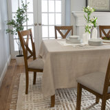 Gracie Oaks Chic & Rustic 70"X 108" Tablecloth In Cashmere