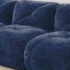 Canapé en L sans os, tissu de velours doux, conception capitonnée, éponge haute densité 32D, aucun assemblage requis, conception ergonomique du bas, conception antidérapante, repose-pieds mobile pour les chambres à coucher, bleu-1431235700