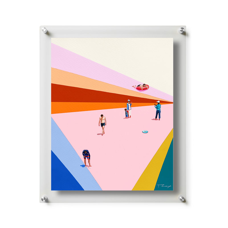 «Crossing Paths» par Taylor Cox, Impression encadrée sans passe-partout, H 19 po x l 23 po