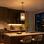 1‑Light Glass Kitchen Island Pendant-272664454