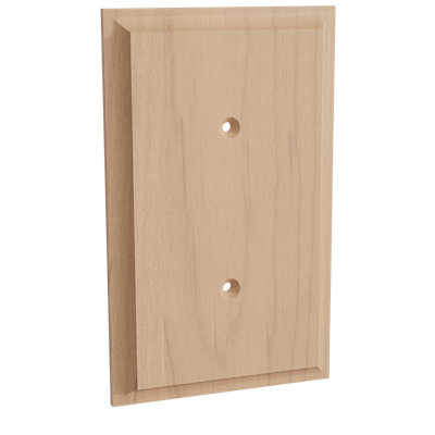 Plaque murale coaxiale 4 bandes