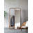 38 X23 X71.5" Clothes Hanger With Mirror